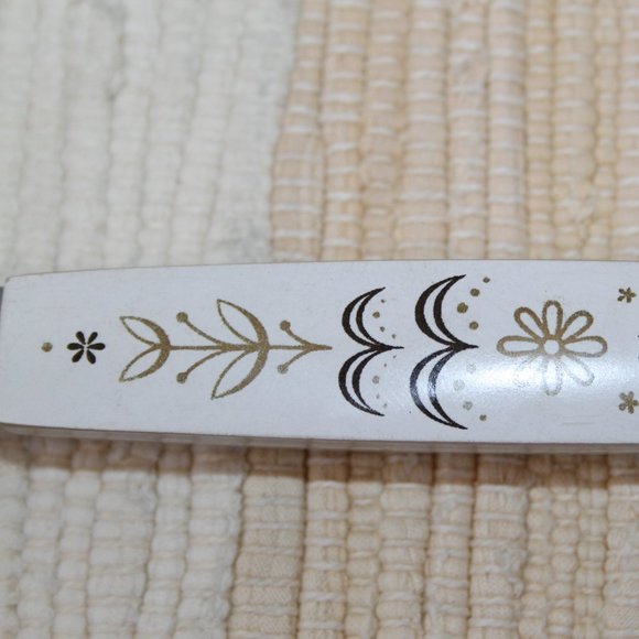 VTG FLINT ARROWHEAD STAINLESS CAKE KNIFE SPATULA WHEAT HARVEST HANDLE 12 3/8 USA - Picture 5 of 13